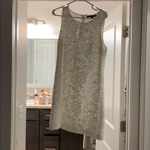 White lace cocktail dress